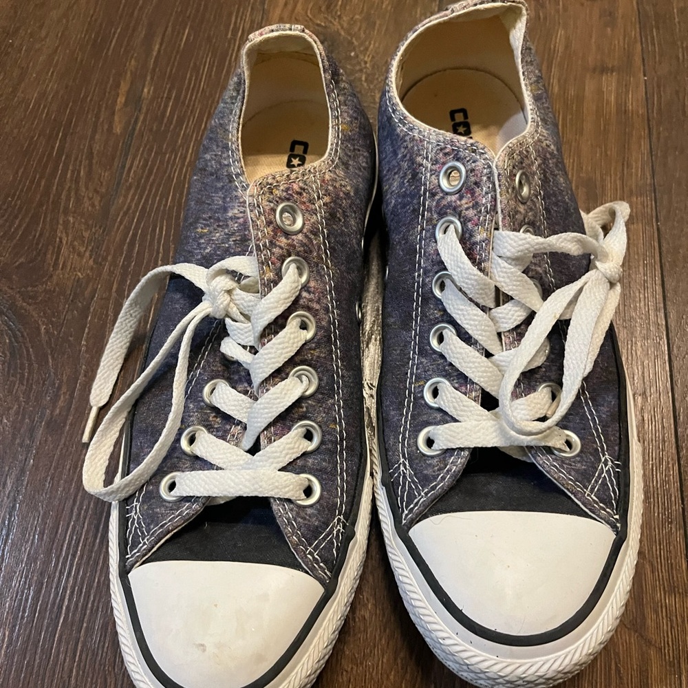 Converse Low Top Canvas Sneakers in Blue Colors NEW